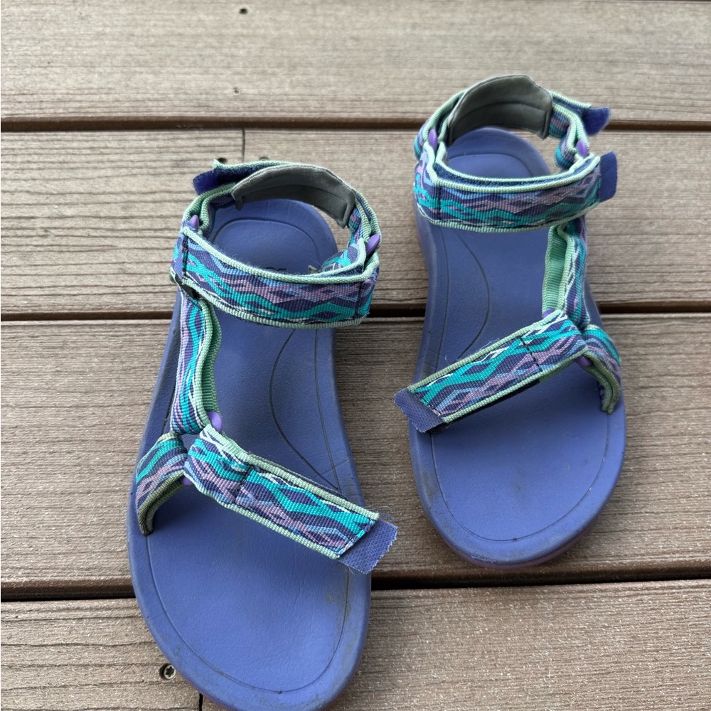 Teva Women's Blue and Purple Sandals